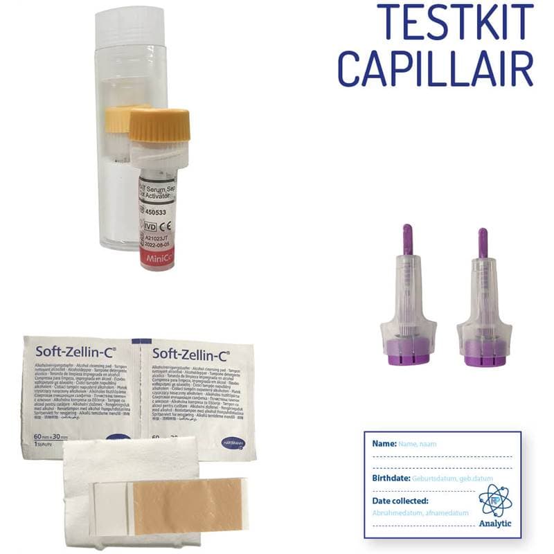 Wat zit er in je testkit?