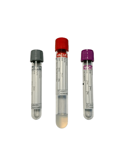 Gelabelde buisjes (met stabiliserende vloeistof)
