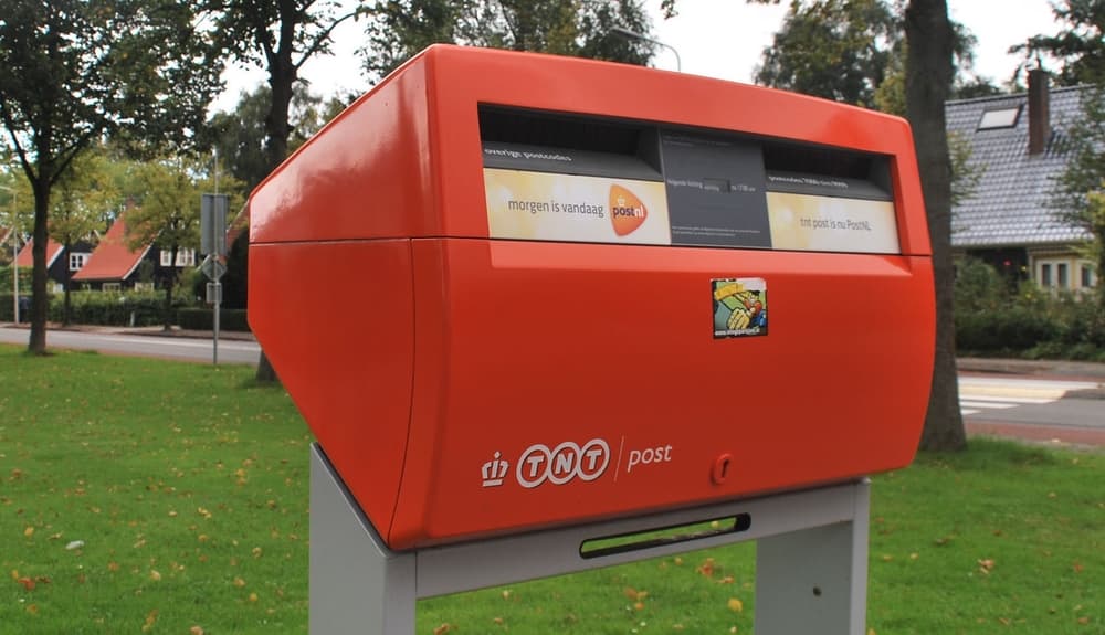Verzenden via PostNL brievenbus
