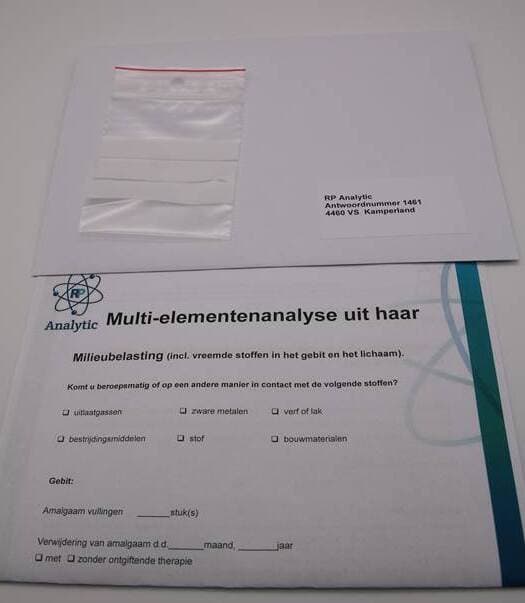 Multi-elementenanalyse van schaamhaar