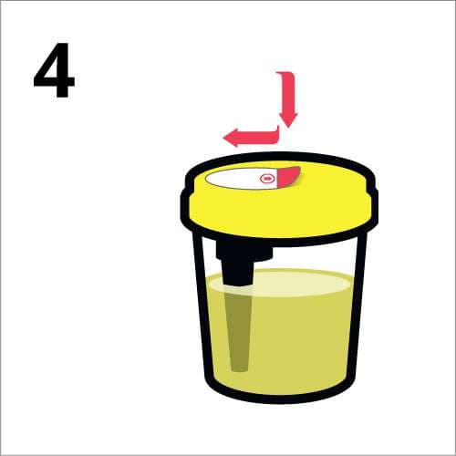 Removing label from lid
