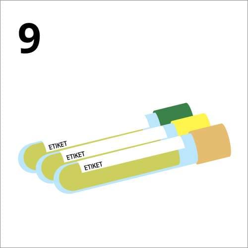 Urine tubes ready for shipping